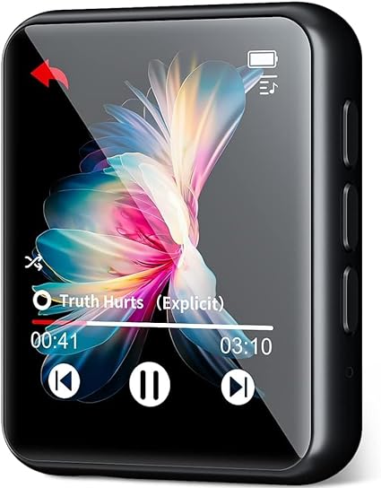 JOLIKE mp3プレーヤー 64GB内蔵 Bluetooth 5.0 音楽プレーヤー デジタルオーディオプレーヤー ミニ 超軽量 多機能 ミュージックプレーヤ